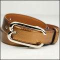 Classic litchi grain brown type belly reducing belts for men and women